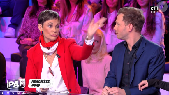 Isabelle Morini-Bosc en colère dans "PAF", C8.