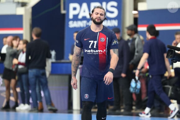 Elohim Prandi (Paris Saint-Germain) - Match de handball du PSG face à Kolstad au Stade Pierre-de-Coubertin à Paris le 22 Novembre 2023.