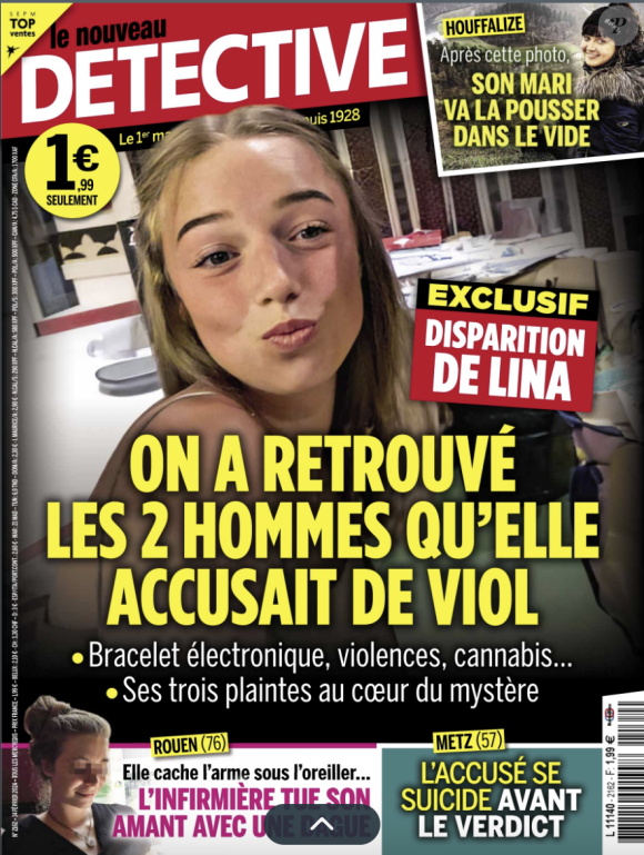 Retrouvez toutes les informations sur la disparition de Lina dans le magazine Le Nouveau Détective, n° 2162 du 14 février 2024.