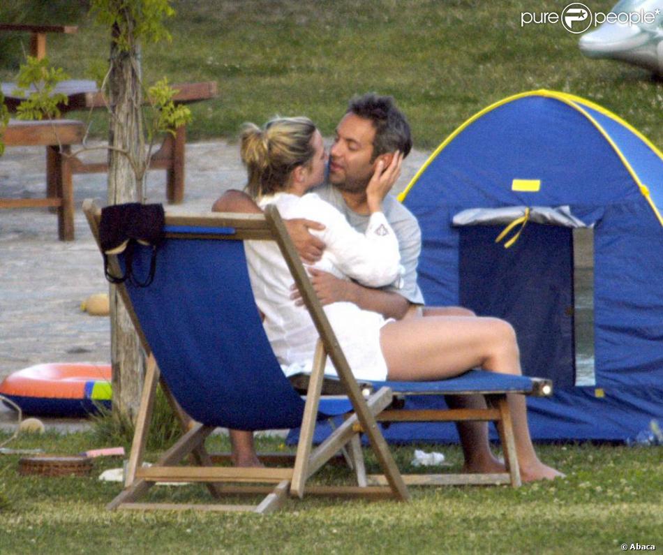 Kate Winslet et Sam Mendes, en amoureux, seuls au monde. Italie, septembre 2004 
