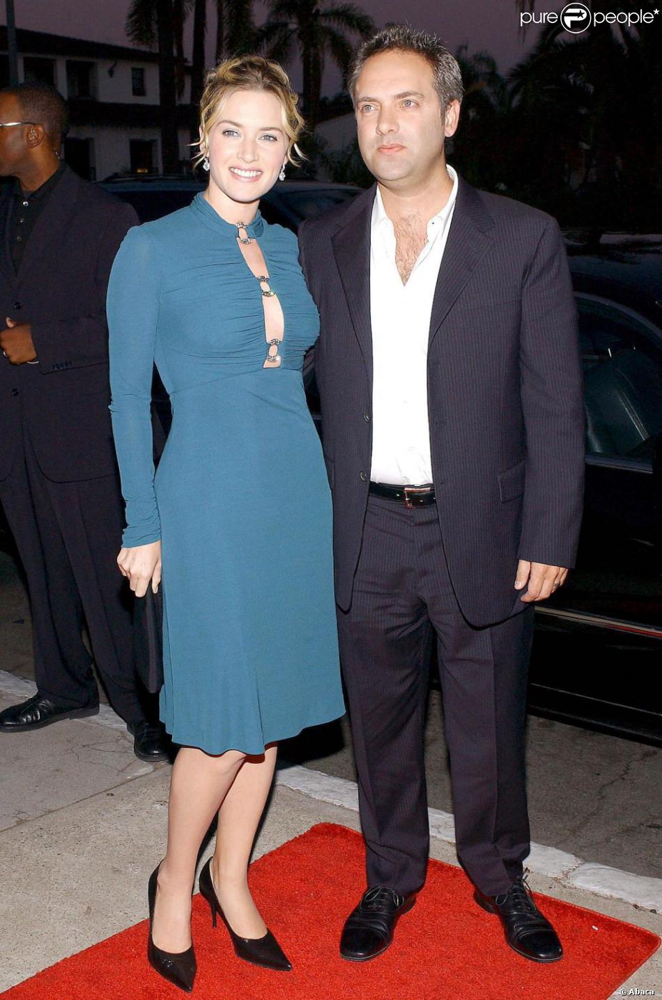 Kate Winslet et Sam Mendes, le 1er octobre 2004 à Santa Barbara. 