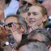 Kate Winslet et Sam Mendes, en juillet 2009, à Wimbledon. C'est l'une des dernières apparitions officielles du couple...