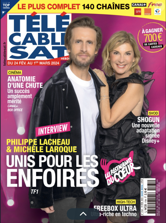 Retrouvez l'interview d'Arnaud Tsamère dans le magazine Télé Cable Sat n° 1764 du 19 février 2024.