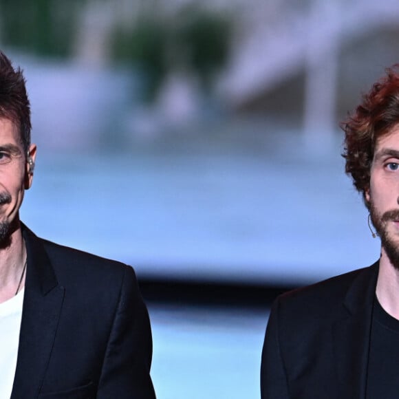 Exclusif - Arnaud Tsamere et Baptiste Lecaplain - Enregistrement de l'émission "La chanson secrète". © Guillaume Gaffiot-Cyril Moreau / Bestimage