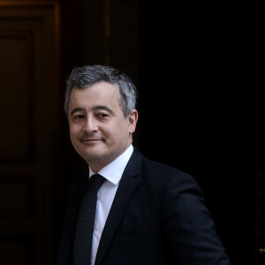 Gérald Darmanin, ministre de l'Intérieur et des Outre-mer - Le Premier ministre recoit les membres du gouvernement pour un séminaire gouvernemental, à Matignon, Paris, le 10 février 2024. © Stéphane Lemouton / Bestimage 