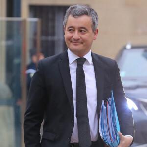 Place Beauvau, Gérald Darmanin y travaille. 
Gérald Darmanin, ministre de l'Intérieur et des Outre-mer - Les membres du gouvernement sont réunis pour un séminaire de travail à Matignon. 