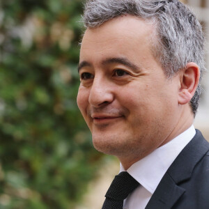 Gérald Darmanin, ministre de l'Intérieur et des Outre-mer - Les membres du gouvernement sont réunis pour un séminaire de travail à Matignon. Paris, le 10 février 2024.  Members of the government are gathered for a working seminar in Matignon. Paris, February 10, 2024.