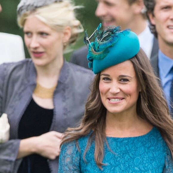 Pippa Middleton - Mariage de Lady Laura Marsham et James Meade a Norfolk, le 14 septembre 2013. 