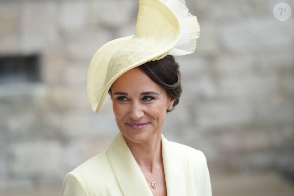 Pippa Middleton - Les invités arrivent à la cérémonie de couronnement du roi d'Angleterre à l'abbaye de Westminster de Londres, Royaume Uni, le 6 mai 2023. 