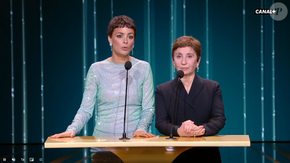 Bérénice Bejo touchée par le discours de Judith Godrèche, César 2024, Canal+.