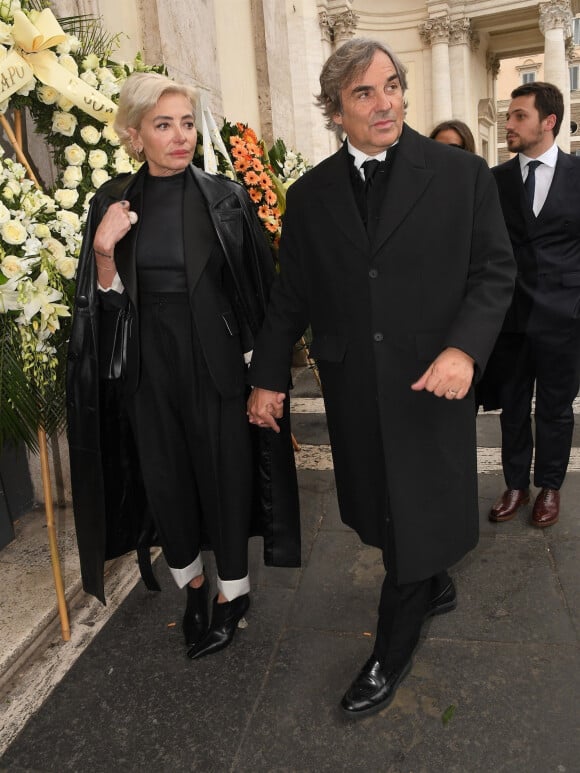 Obsèques d'Ira von Furstenberg à la basilique Santa Maria in Montesanto à Rome le 23 février 2024.