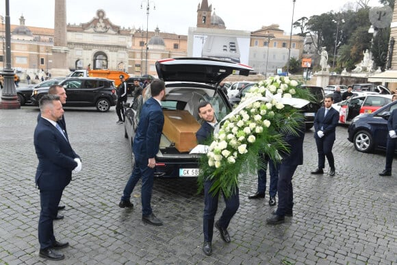 Obsèques d'Ira von Furstenberg à la basilique Santa Maria in Montesanto à Rome le 23 février 2024.