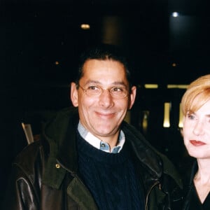 Michèle Torr et son mari Jean-Pierre à Paris. 1997.