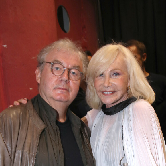 Exclusif - Dominique Besnehard et Michèle Torr - Concert de Michèle Torr, "60 ans de chanson", au Théâtre des Folies Bergère à Paris, le 29 Octobre 2023. © Bertrand Rindoff / Bestimage