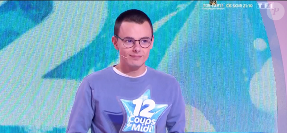 Emilien poursuit sa folle ascension dans les "12 Coups de midi"
Emilien, dans les "12 Coups de midi", sur TF1