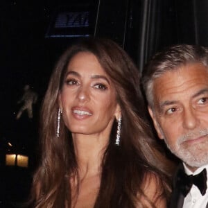 George Clooney et Amal Clooney à New York.