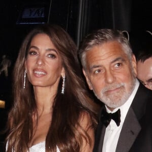 George Clooney et Amal Clooney à New York.