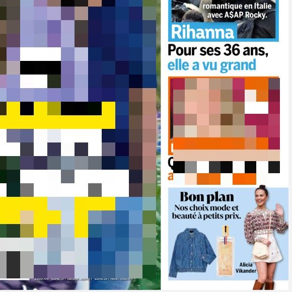 Couverture du magazine "Voici" du 1er mars 2024