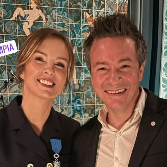 Isabelle Ithurburu décorée de la médaille de l'ordre et du mérite. Instagram