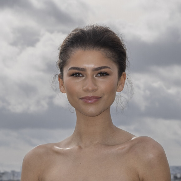 Zendaya lors du photocall du film "Dune, deuxième partie" à l'hôtel Shangri-La à Paris, France, le 12 février 2024. © Olivier Borde/Bestimage 