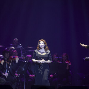 Isabelle Boulay en concert en hommage au 60ème anniversaire de la disparition d'Edith Piaf à la Seine Musicale à Boulogne-Billancourt le 17 octobre 2023. © Jack Tribeca / Bestimage 