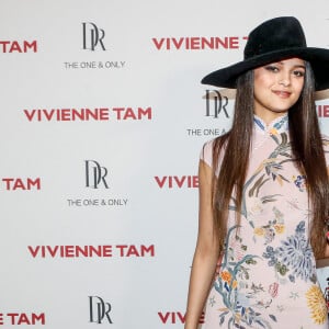 Exclusif - Sonia Rolland et sa fille Tess Rocancourt - Défilé Vivienne Tam femme automne-hiver 2024-2025 lors de la Fashion Week de Paris au palais de Tokyo. Le 2 mars 2024. © Christophe Clovis/Bestimage