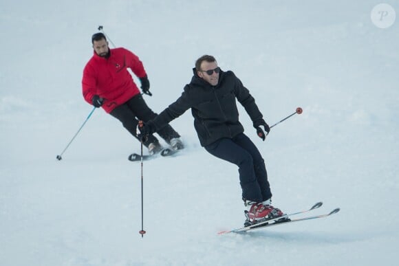 Emmanuel Macron était au ski ce week-end.
Exclusif : Emmanuel Macron est un skieur émerite et profite pleinement des belles pistes de La Mongie. Cyril Moreau/bestimage 