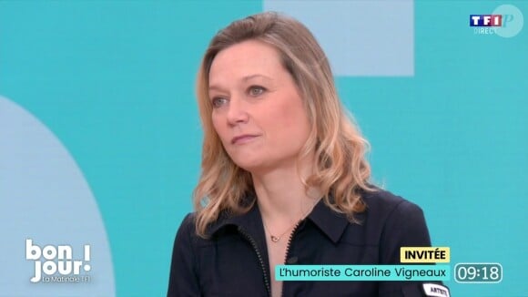 Situation cocasse sur laquelle elle est revenue ce mercredi 6 mars dans l'émission Bonjour sur TF1 avec Bruce Toussaint
Caroline Vigneaux dans l'émission "Bonjour ! La Matinale" sur TF1.