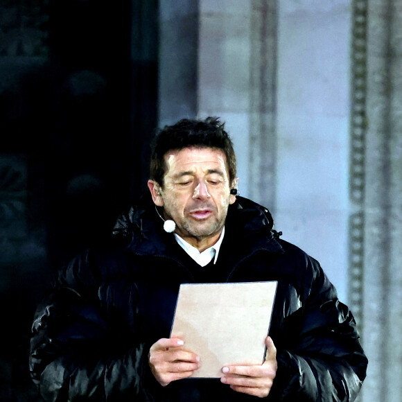 Patrick Bruel lors de la cérémonie d'État pour l'intronisation de Missak Manouchian et de sa femme Mélinée Manouchian au Panthéon à Paris le 21 février 2024. © Dominique Jacovides / Bestimage 