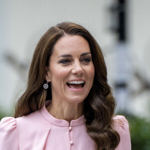Catherine (Kate) Middleton, princesse de Galles, lors d'une visite pré-inaugurale du "Young V&A" à Bethnal Green, dans l'est de Londres, le 28 juin 2023. L'ouverture au public est prévue le 1er juillet 2023. 