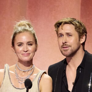 Emily Blunt et Ryan Gosling - 96e cérémonie des Oscars au Dolby Theater à Hollywood le 10 mars 2024.
