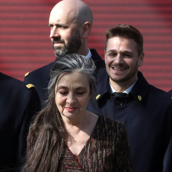 Catherine Ringer - Cérémonie de scellement de la loi constitutionnelle du 8 mars 2024 portant sur la liberté de recourir à l'interruption volontaire de grossesse (IVG), au ministère de la Justice, place Vendôme, à Paris, le 8 mars 2024. © Stéphane Lemouton/Bestimage