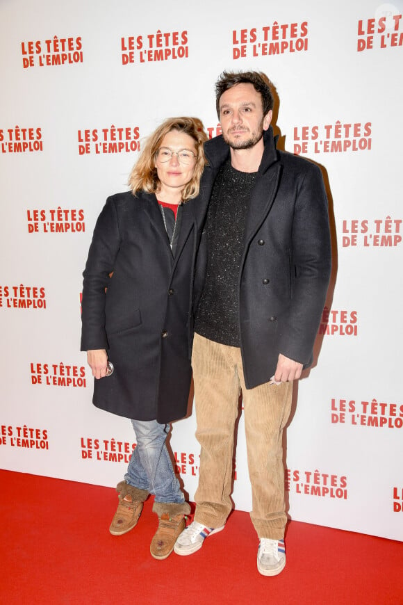Virginie de Clausade et son compagnon Dimitri Storoge au complexe cinématographique parisien Gaumont-Opéra à Paris, le 14 novembre 2016. © Pierre Perusseau/Bestimage