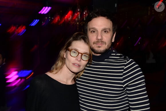 Virginie de Clausade et son compagnon Dimitri Storoge à l'after-party du film "Il a déjà tes yeux" au Raspoutine à Paris, le 16 janvier 2017. © Rachid Bellak/Bestimage