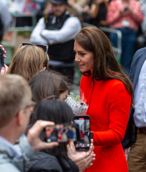 Kate Catherine Middleton, princesse de Galles en visite dans le quartier de SoHo à Londres. Le 4 mai 2023 © Tayfun Salci / Zuma Press / Bestimage 