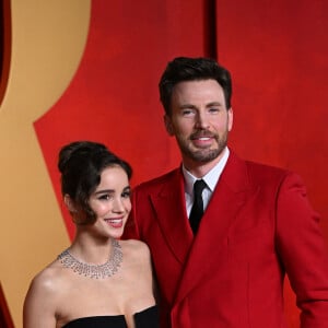 Chris Evans et Alba Baptista à la Vanity Fair Oscar Party le 10 mars 2024 à Beverly Hills, CA. © Doug Peters/PA Wire/ABACAPRESS.COM