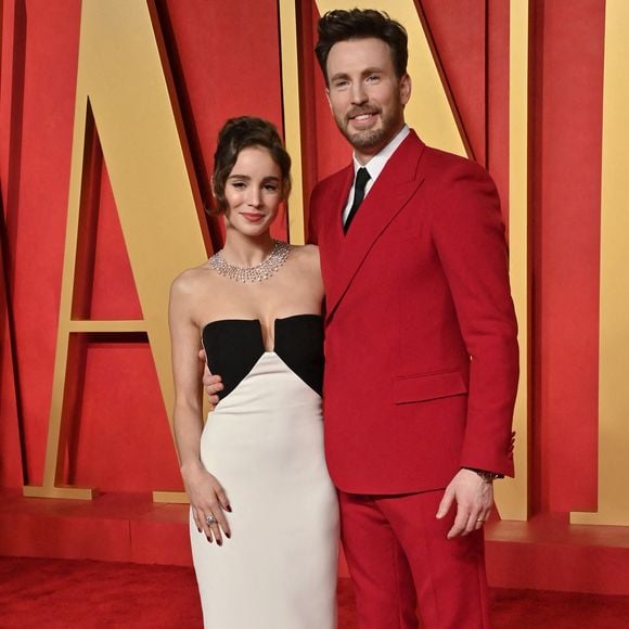 Chris Evans et Alba Baptista à la Vanity Fair Oscar Party le 10 mars 2024 à Beverly Hills, CA. © OConnor-Arroyo / AFF-USA.com