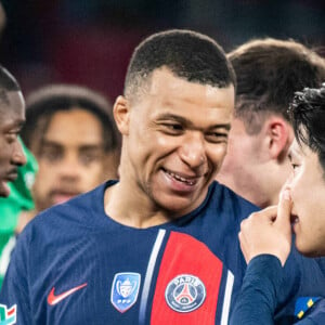Kylian Mbappe (Paris SG) - Quart de finale de la coupe de France de football entre le Paris Saint-Germain et l'OGC Nice (3-1) au Parc des Princes à Paris le 13 mars 2024. 