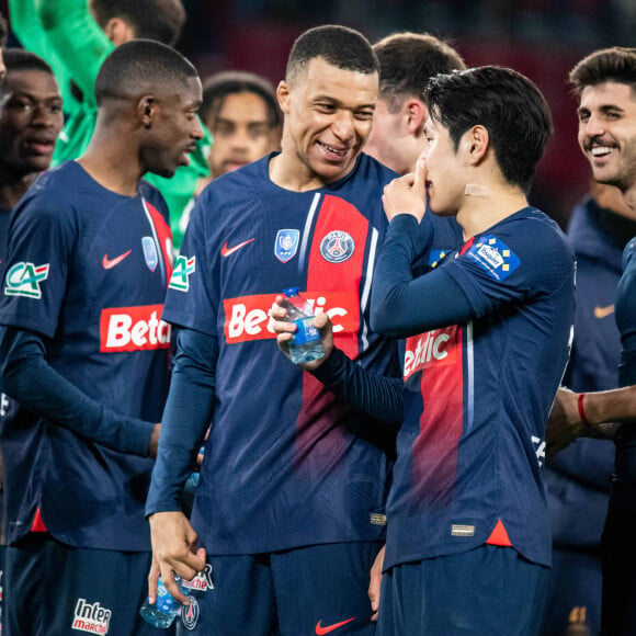 Kylian Mbappe (Paris SG) - Quart de finale de la coupe de France de football entre le Paris Saint-Germain et l'OGC Nice (3-1) au Parc des Princes à Paris le 13 mars 2024. 