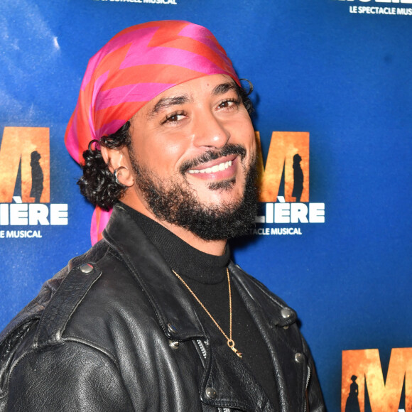 Sur Instagram, le chanteur s'est désolé de voir sa fille grandir "trop vite"
Slimane Nebchi - Personnalités à la générale presse du spectacle musical "Molière, l'opéra urbain" au Palais des Sports à Paris. Le 16 novembre 2023 © Veeren / Bestimage