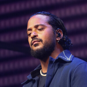 Exclusif - Slimane - Concert "Corsu Mezu Mezu" à la Défense Arena à Paris, France. Le 28 octobre 2023. © Christophe Clovis / Bestimage