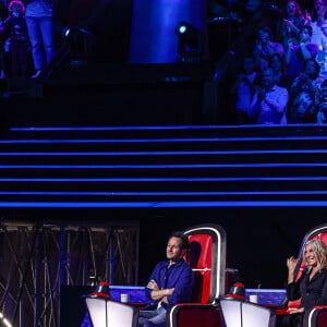 Vianney, Zazie, Bigflo et Oli et Mika lors des auditions à l'aveugle de la saison 13 de "The Voice"