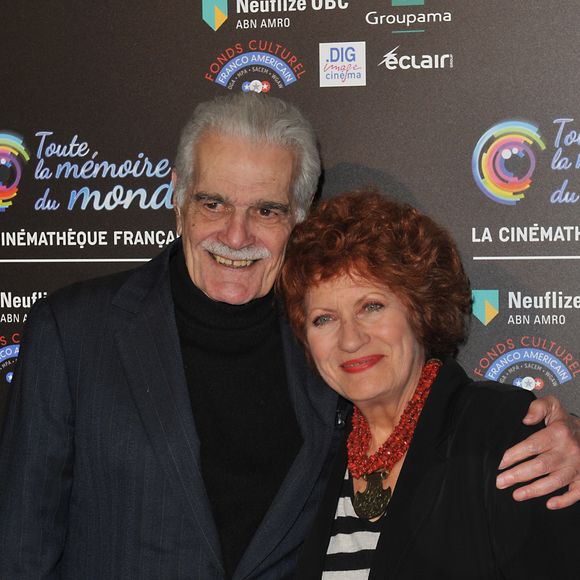 Les deux artistes n'ont pas "construit un 'couple officiel'", comme l'a révélé l'actrice dans une interview
Omar Sharif et Andrea Ferreol - Projection du film "Lawrence d'Arabie" a l'occasion du festival international du film restaure a la cinematheque de Paris le 29 Novembre 2012. 