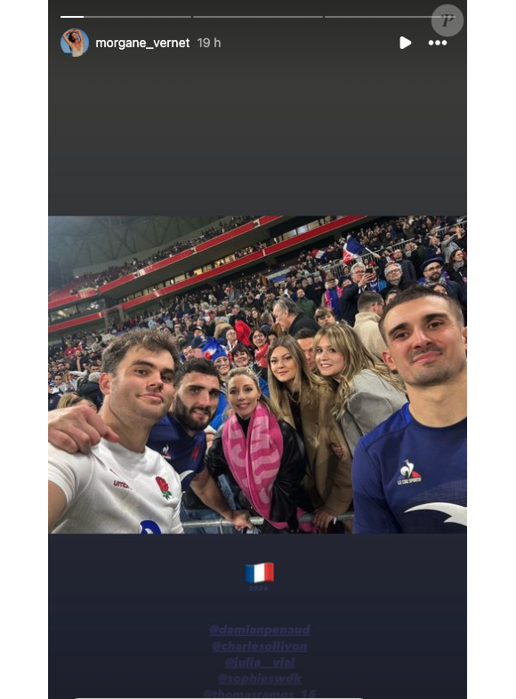 Après la victoire, Morgane, la compagne de Damian Penaud a publié un beau selfie
 