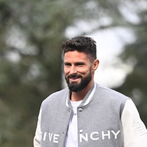 Olivier Giroud arrive à Clairefontaine, le 18 mars 2024. © Federico Pestellini/Panoramic/Bestimage