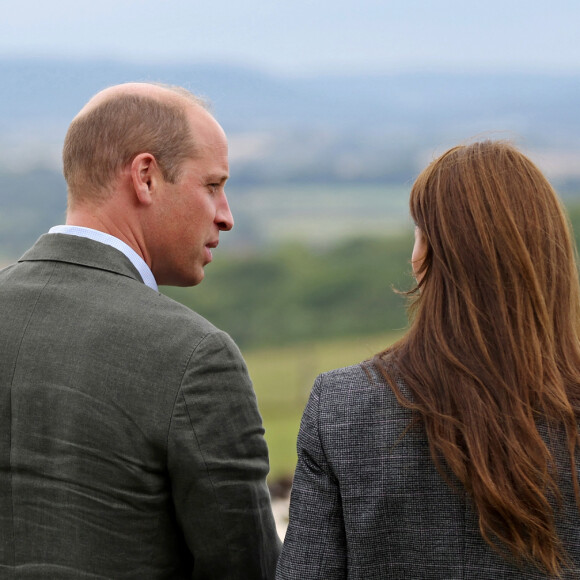 Le prince William et la princesse Kate (Middleton) de Galles en visite à l'association caritative We Are Farming Minds à Kings Pitt Farm à Hereford. Le 14 septembre 2023