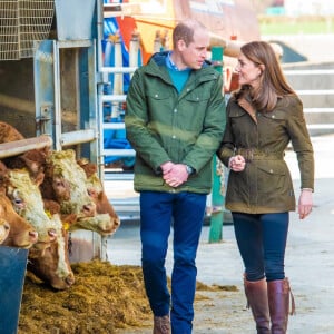 Celui de la mystérieuse et inquiétante convalescence de Kate Middleton, opérée en janvier 2024 et qui n'a pas fait d'apparition publique depuis.
Le prince William et Catherine Kate Middleton lors d'une visite de la ferme Teagasc Research Farm dans le comté de Meath, Irlande le 4 mars 2020.