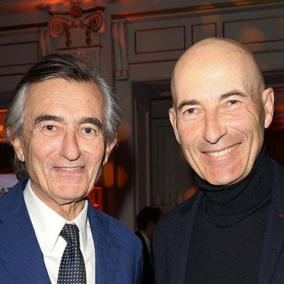 Philippe Douste-Blazy et Nicolas Canteloup - Soirée de gala pour la Fondation de la recherche en physiologie, les Stethos, au George V à Paris. Le 18 mars 2024. © Coadic Guirec / Bestimage