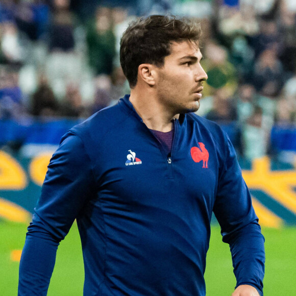 Antoine Dupont (XV de France) - Coupe du Monde de Rugby France 2023 - Match de quart de finale "France-Afrique du Sud (28-29)" au Stade de France à Saint-Denis 15 octobre 2023.