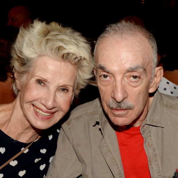 Les grandes occasions ont désormais un goût doux-amer. 
Danièle Gilbert et son mari Patrick Scemama à la soirée annuelle tropézienne organisée par Marcel Campion au restaurant "La Bouillabaisse Plage". Saint-Tropez. © Rachid Bellak/Bestimage